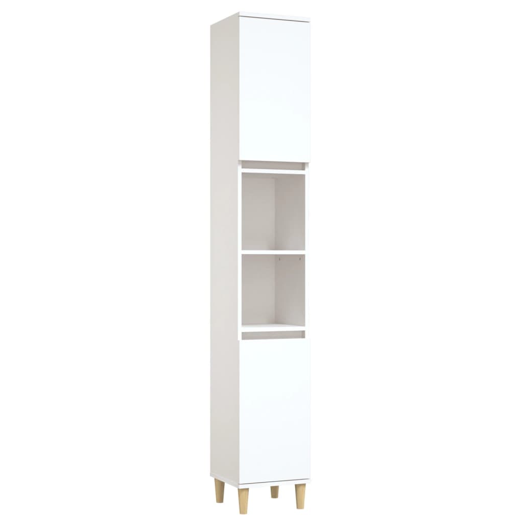 8720845738143_a_en_hd_1 vidaXL Bathroom Cabinet White 30x30x190 cm Engineered Wood - Image 2