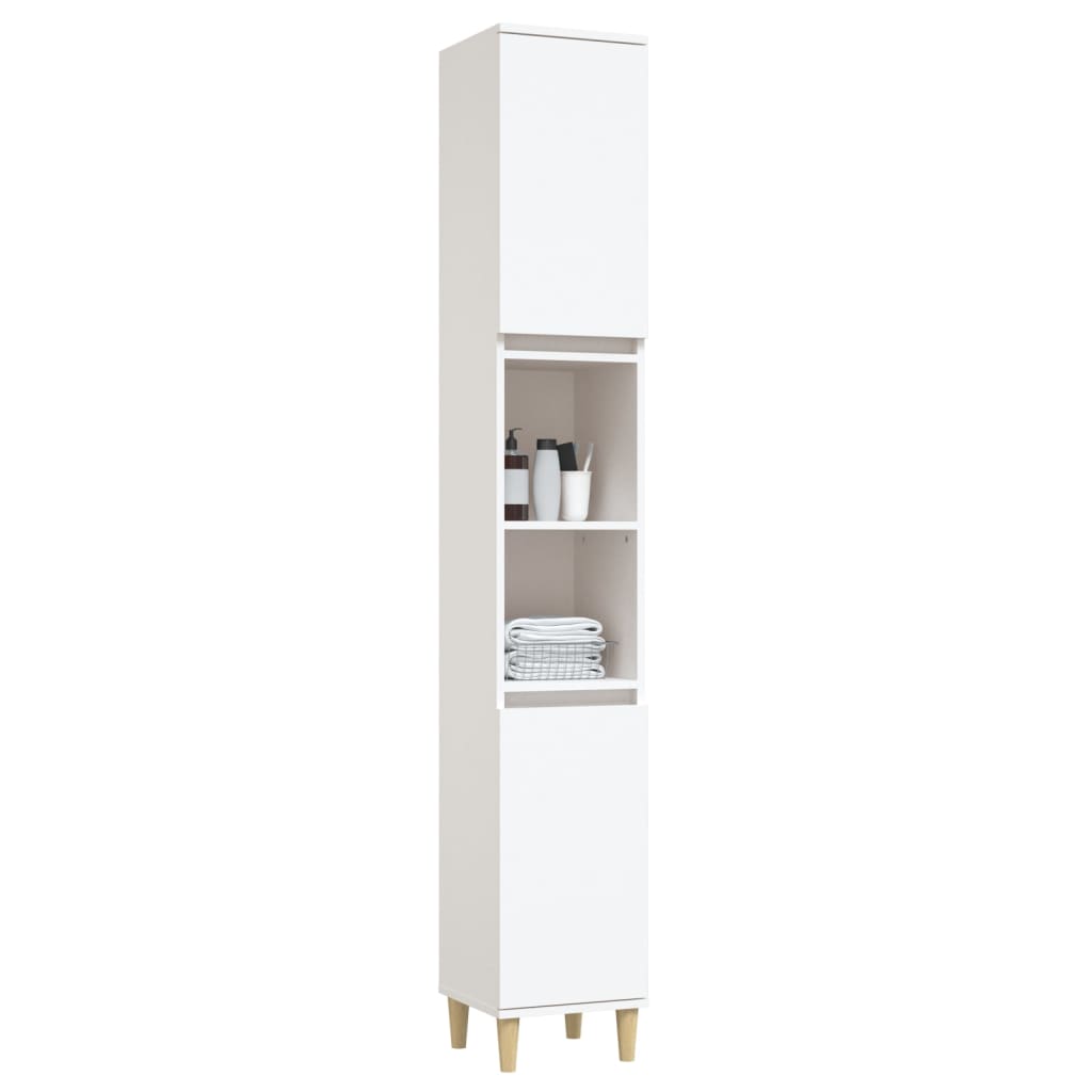 8720845738143_g_en_hd_2 vidaXL Bathroom Cabinet White 30x30x190 cm Engineered Wood - Image 5