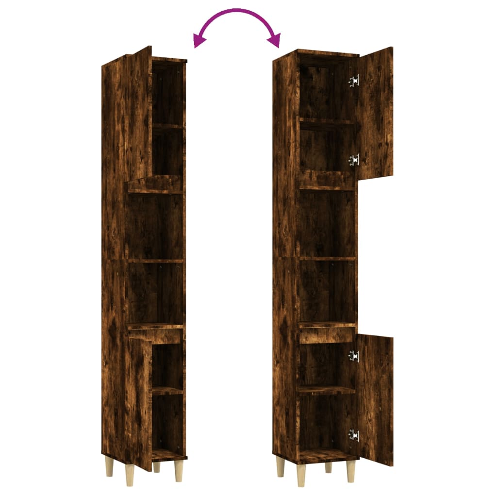8720845738198_g_en_hd_7 vidaXL Bathroom Cabinet Smoked Oak 30x30x190 cm Engineered Wood - Image 10