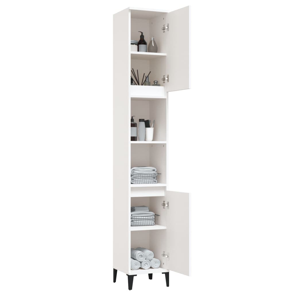 8720845738228_g_en_hd_2 vidaXL Bathroom Cabinet White 30x30x190 cm Engineered Wood - Image 4