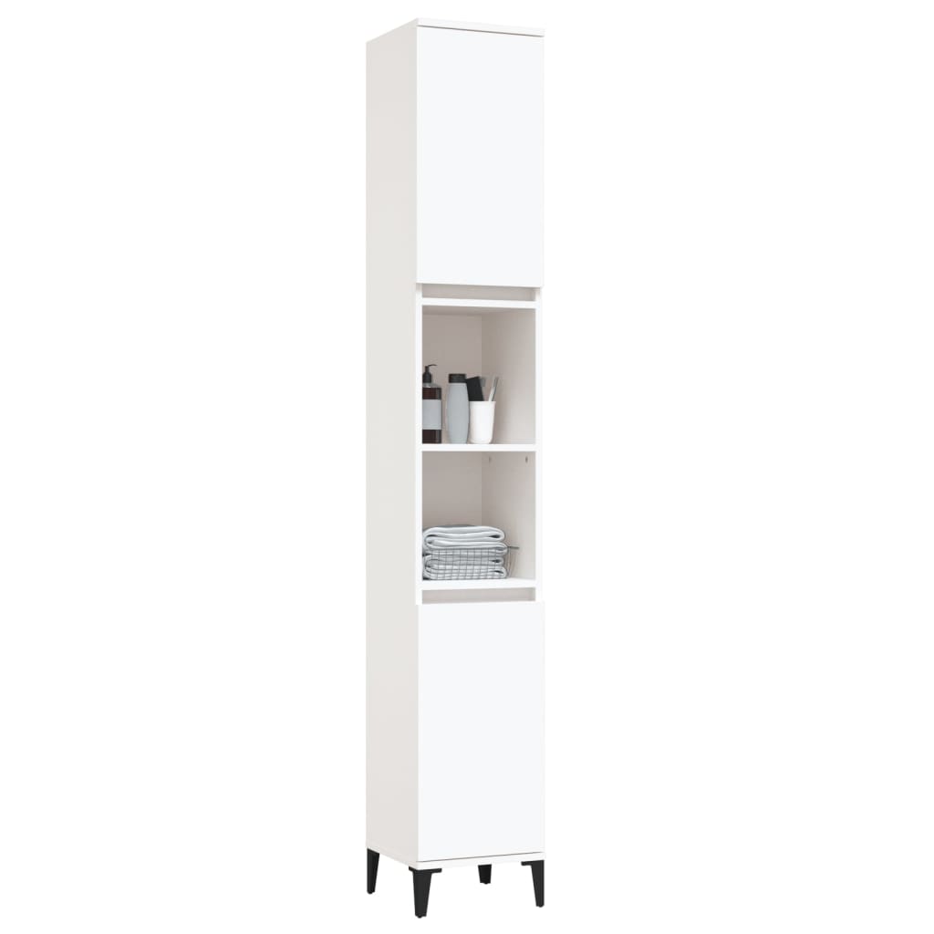 8720845738228_g_en_hd_3 vidaXL Bathroom Cabinet White 30x30x190 cm Engineered Wood - Image 5