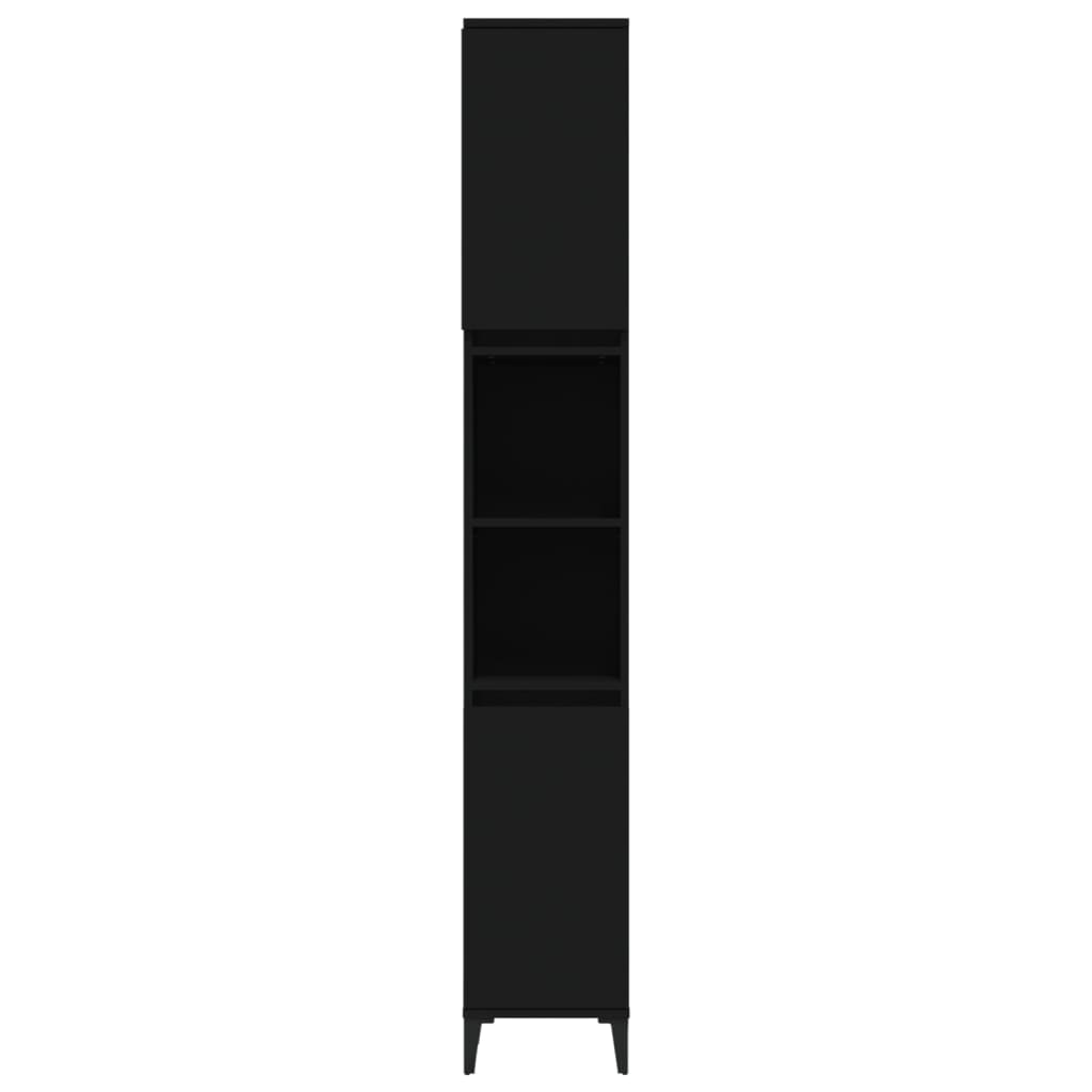 8720845738235_g_en_hd_5 vidaXL Bathroom Cabinet Black 30x30x190 cm Engineered Wood - Image 8