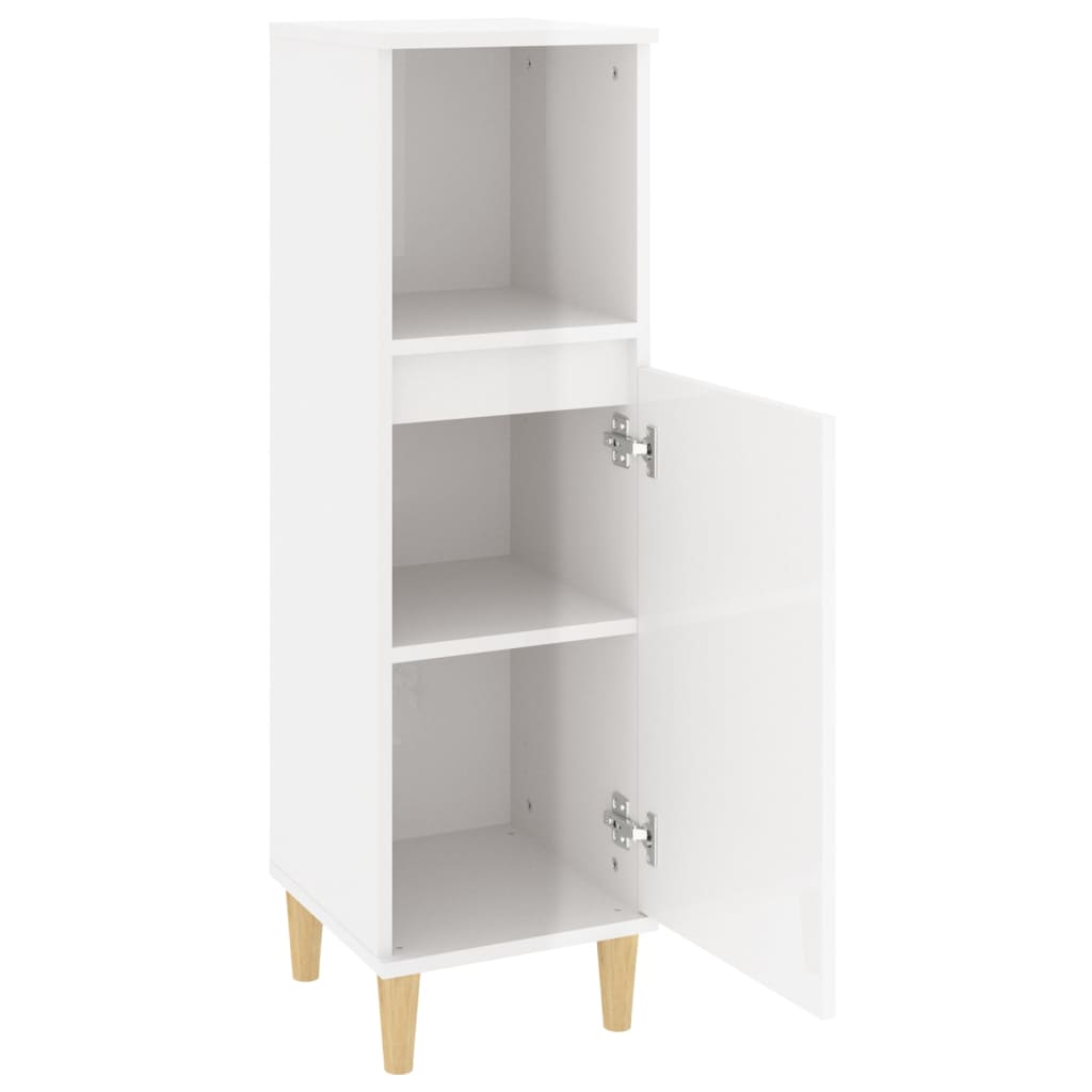 8720845738327_g_en_hd_4 vidaXL Bathroom Cabinet High Gloss White 30x30x100 cm Engineered Wood - Image 6