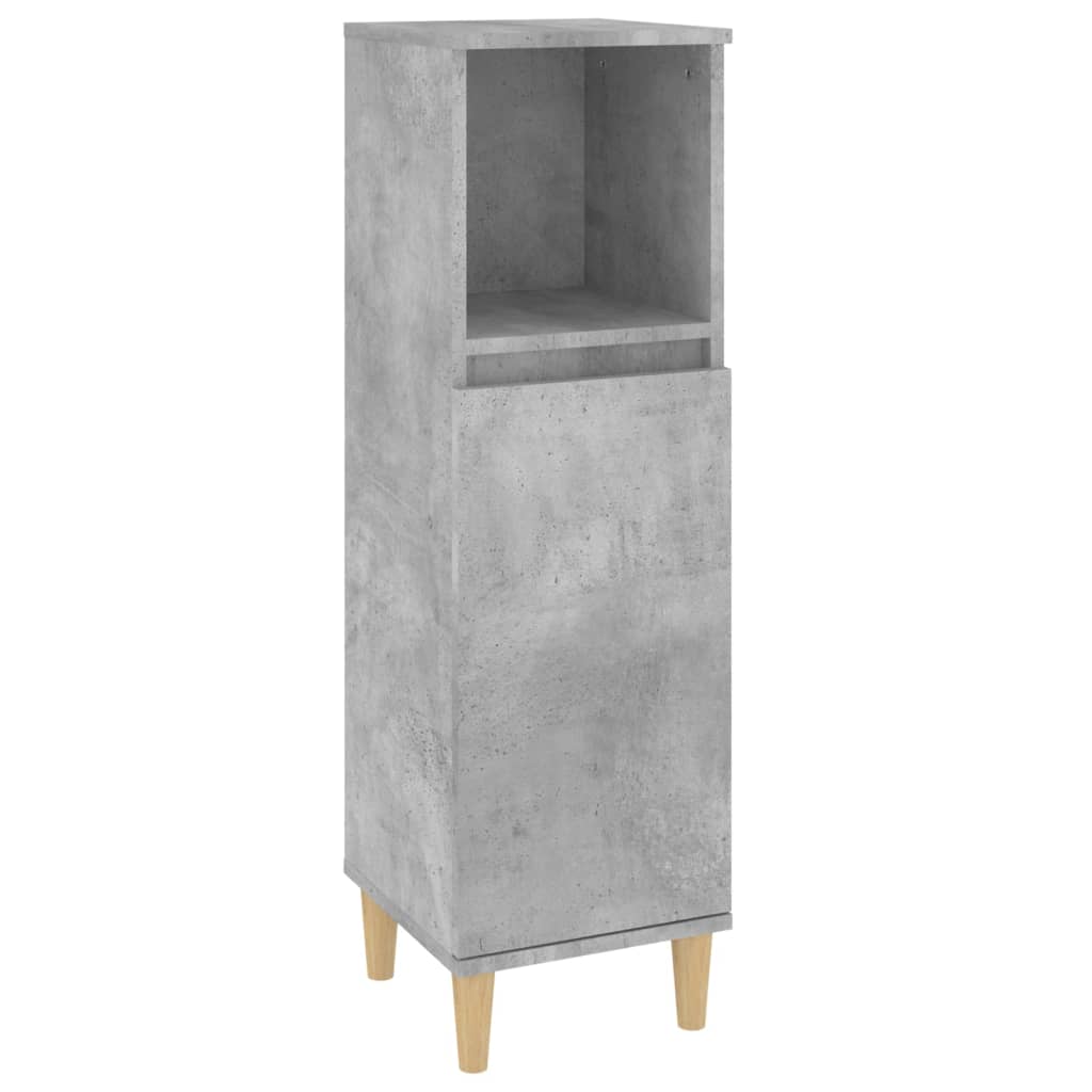 8720845738341_a_en_hd_1 vidaXL Bathroom Cabinet Concrete Grey 30x30x100 cm Engineered Wood - Image 2
