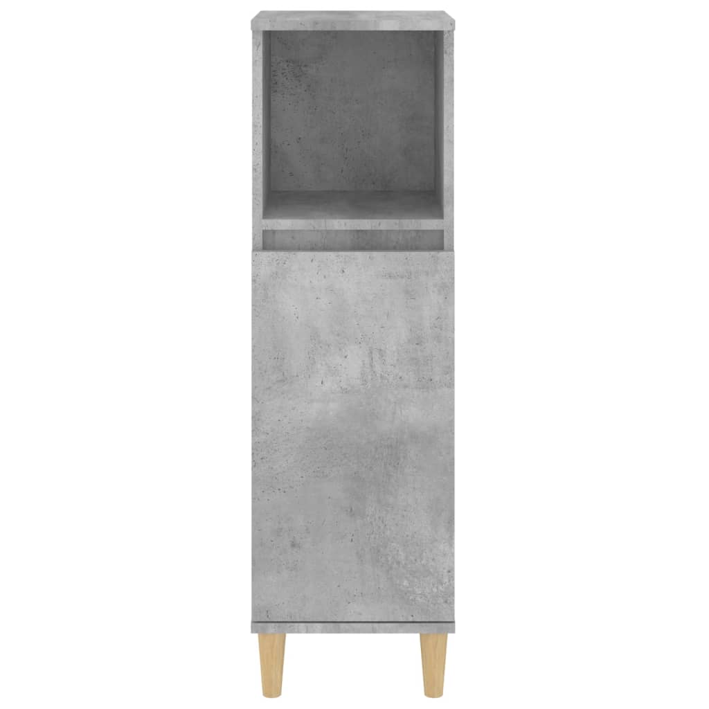 8720845738341_g_en_hd_5 vidaXL Bathroom Cabinet Concrete Grey 30x30x100 cm Engineered Wood - Image 7