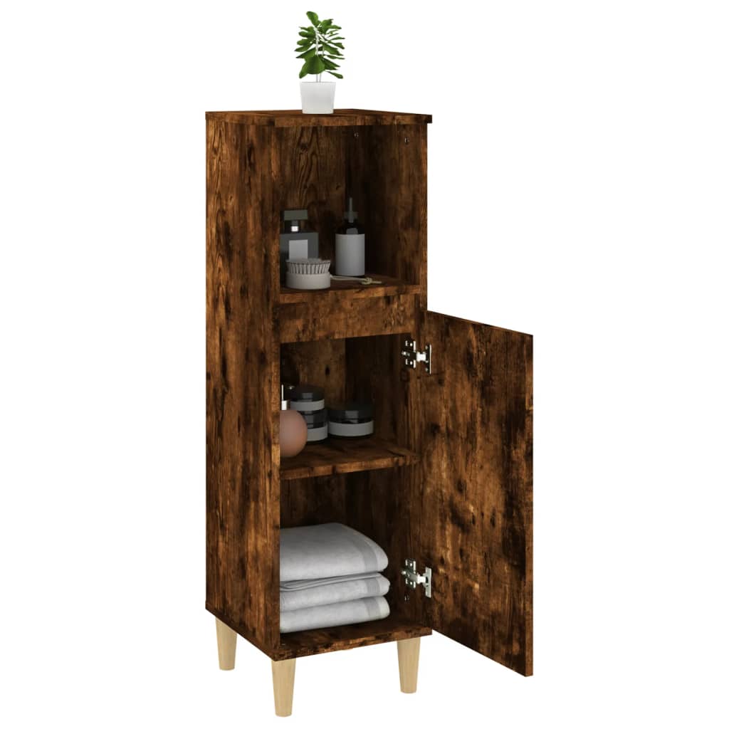 8720845738358_g_en_hd_2 vidaXL Bathroom Cabinet Smoked Oak 30x30x100 cm Engineered Wood - Image 4