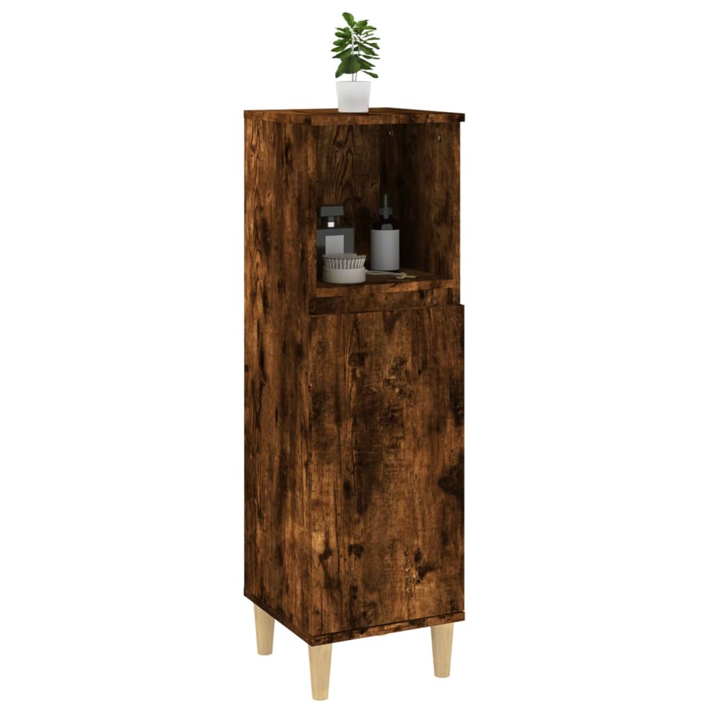 8720845738358_g_en_hd_3 vidaXL Bathroom Cabinet Smoked Oak 30x30x100 cm Engineered Wood - Image 5