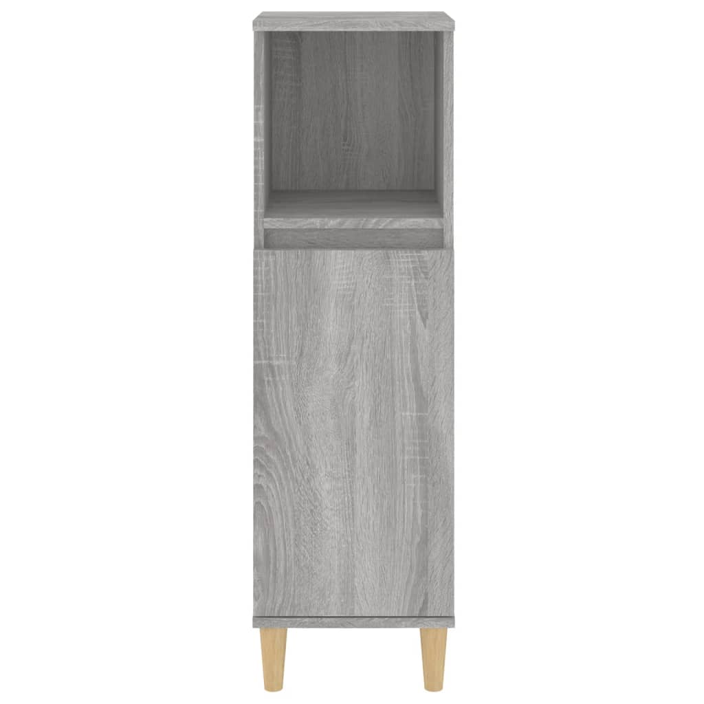 8720845738365_g_en_hd_5 vidaXL Bathroom Cabinet Grey Sonoma 30x30x100 cm Engineered Wood - Image 7