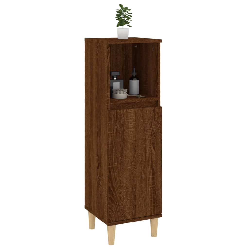 8720845738372_g_en_hd_3 vidaXL Bathroom Cabinet Brown Oak 30x30x100 cm Engineered Wood - Image 5