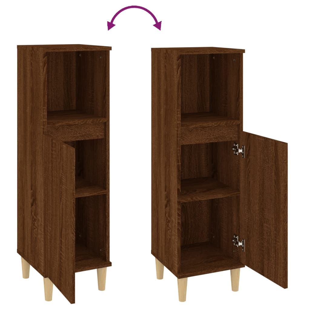 8720845738372_g_en_hd_7 vidaXL Bathroom Cabinet Brown Oak 30x30x100 cm Engineered Wood - Image 9