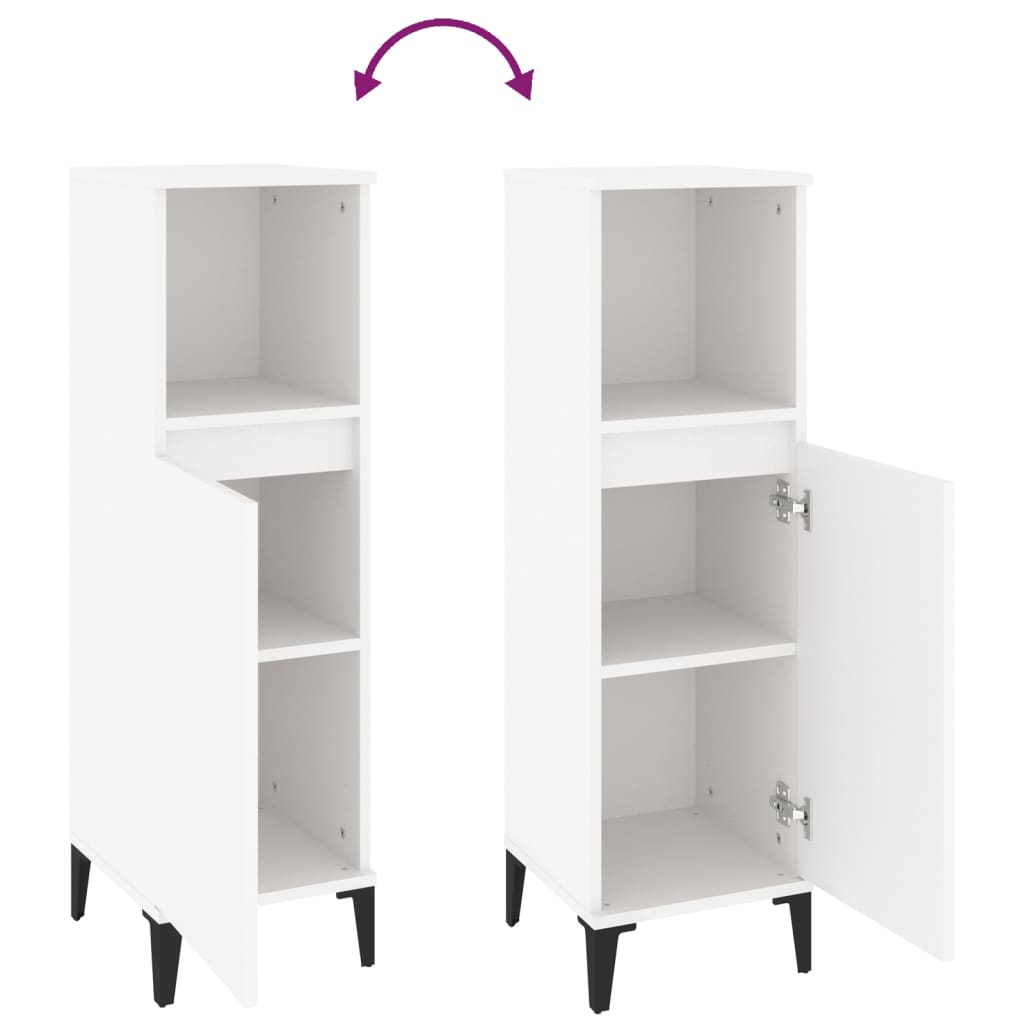 8720845738389_g_en_hd_7 vidaXL Bathroom Cabinet White 30x30x100 cm Engineered Wood - Image 9