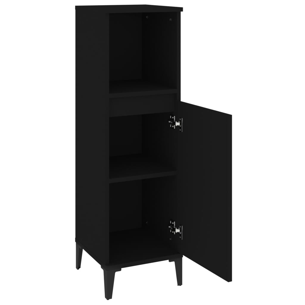 8720845738396_g_en_hd_7 vidaXL Bathroom Cabinet Black 30x30x100 cm Engineered Wood - Image 10