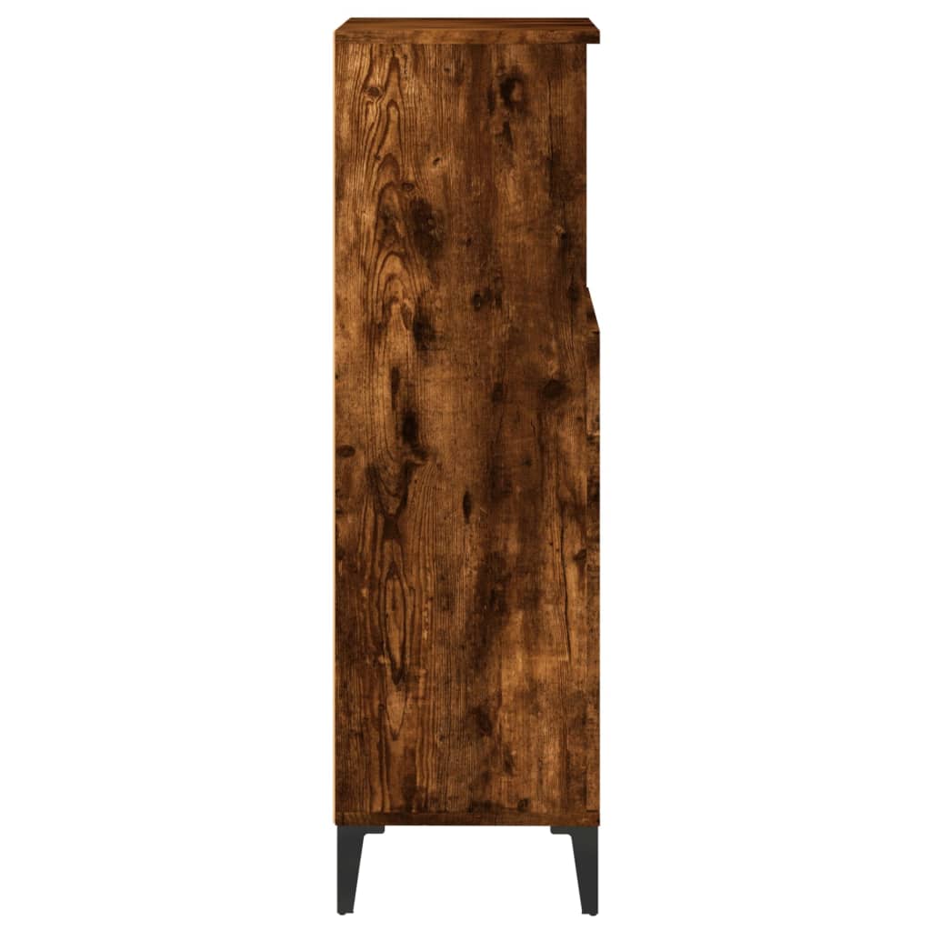 8720845738433_g_en_hd_6 vidaXL Bathroom Cabinet Smoked Oak 30x30x100 cm Engineered Wood - Image 8