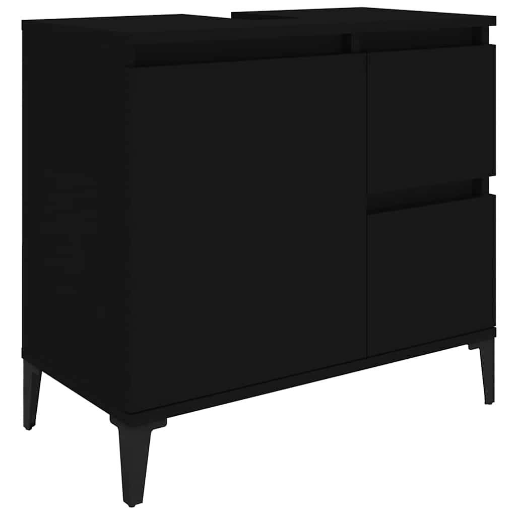 8720845738556_a_en_hd_1 vidaXL Bathroom Cabinet Black 65x33x60 cm Engineered Wood - Image 2