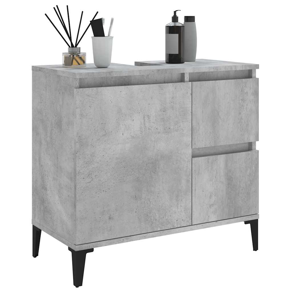8720845738587_g_en_hd_3 vidaXL Bathroom Cabinet Concrete Grey 65x33x60 cm Engineered Wood - Image 5