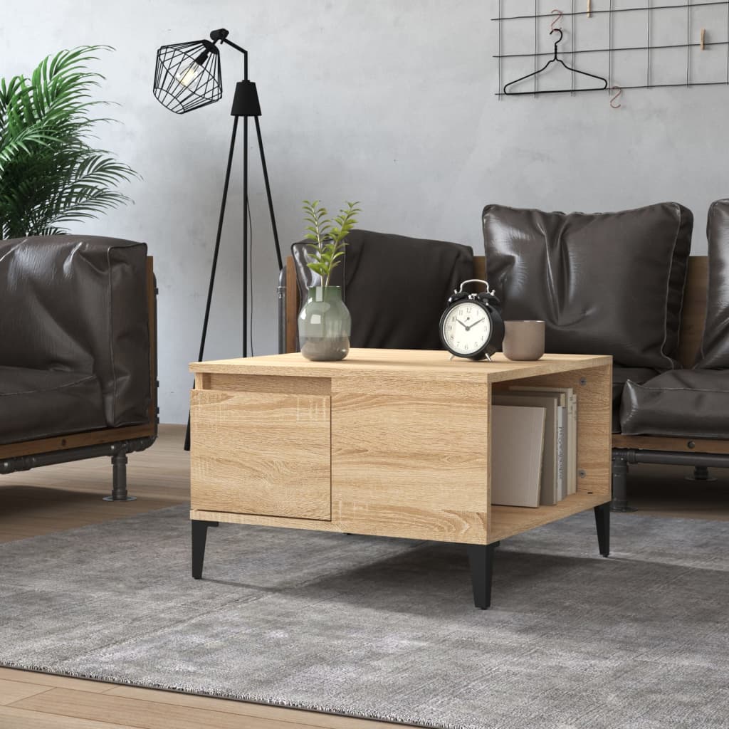 8720845738730_m_en_hd_1 vidaXL Coffee Table Sonoma Oak 55x55x36.5 cm Engineered Wood - Image 1
