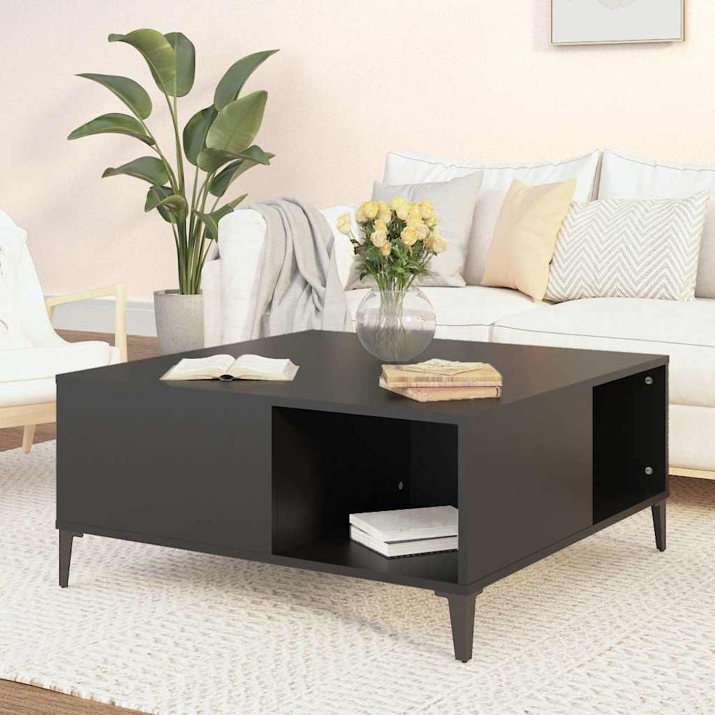 8720845738877_m_en_hd_1 vidaXL Coffee Table Black 80x80x36.5 cm Engineered Wood - Image 1