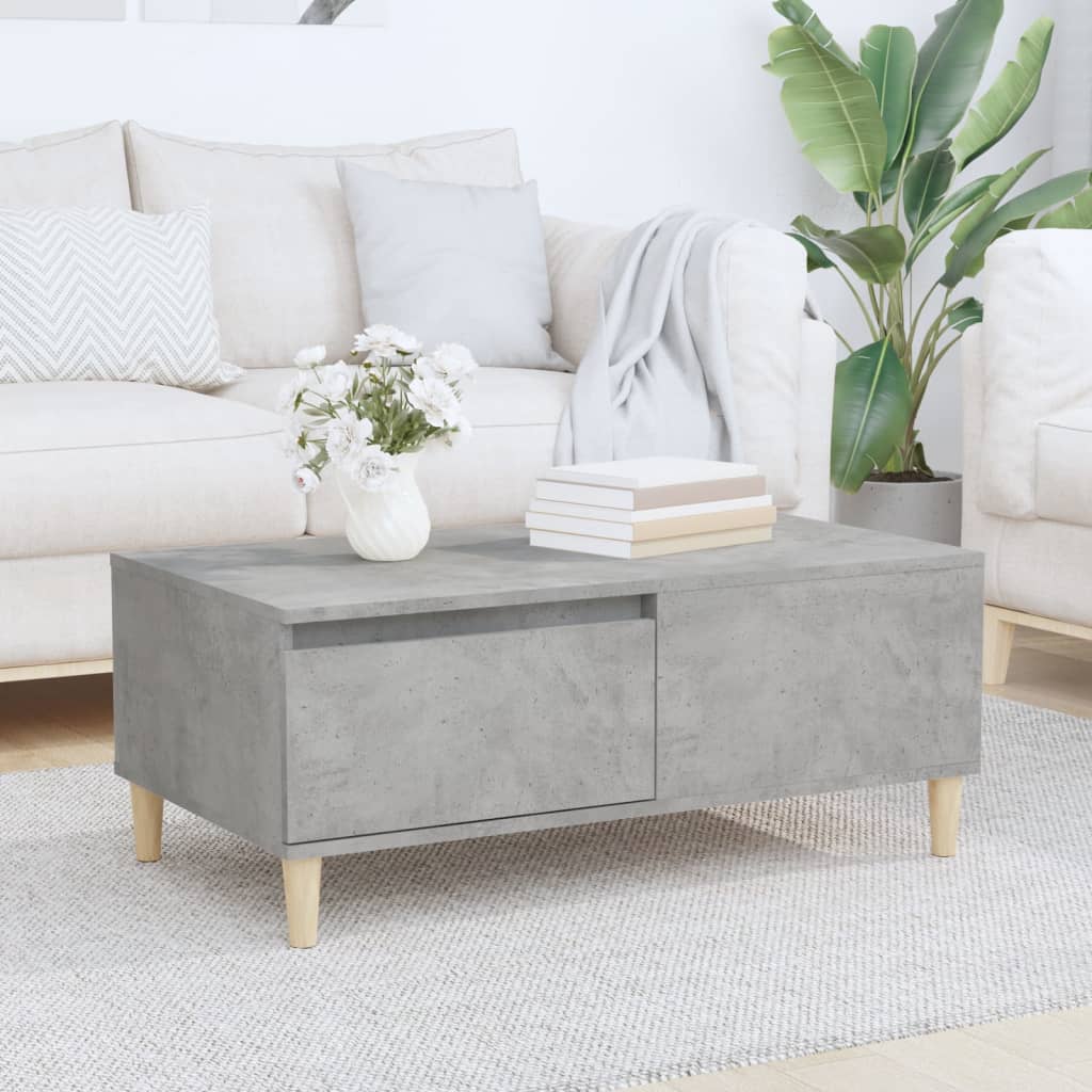 8720845738983_m_en_hd_1 vidaXL Coffee Table Concrete Grey 90x50x36.5 cm Engineered Wood - Image 1