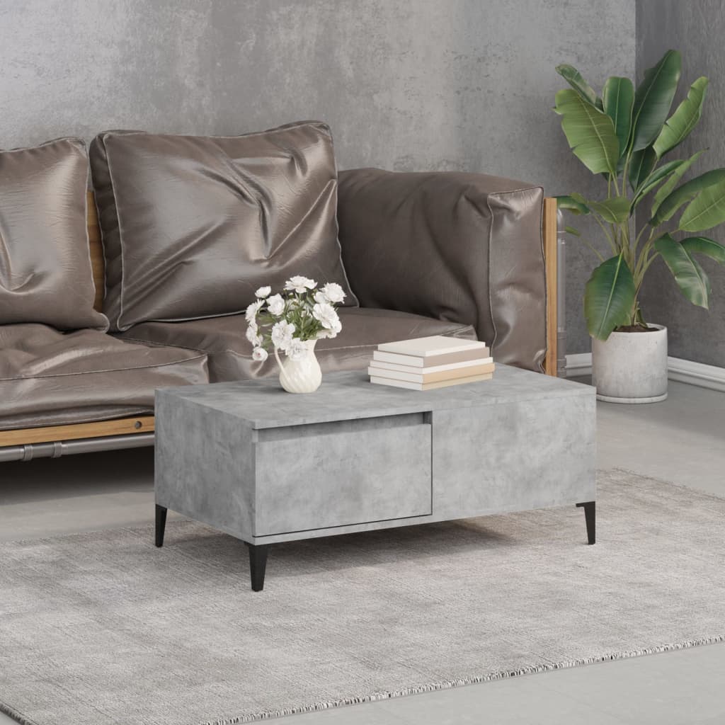 8720845739065_m_en_hd_1 vidaXL Coffee Table Concrete Grey 90x50x36.5 cm Engineered Wood - Image 1