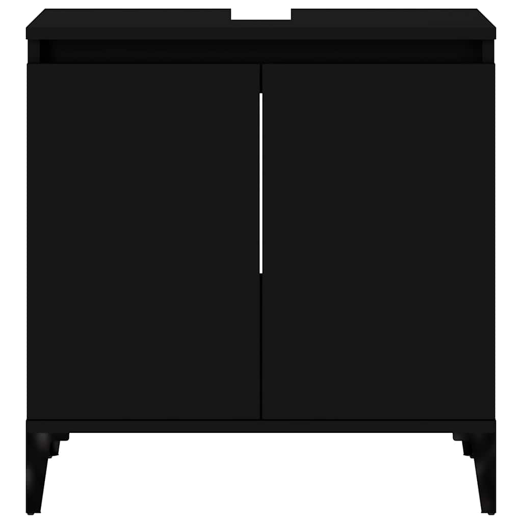 8720845739515_g_en_hd_4 vidaXL Sink Cabinet Black 58x33x60 cm Engineered Wood - Image 6