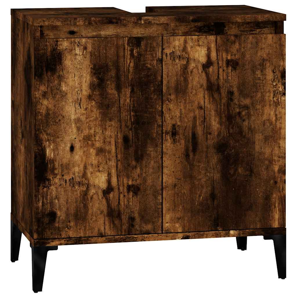 8720845739553_a_en_hd_1 vidaXL Sink Cabinet Smoked Oak 58x33x60 cm Engineered Wood - Image 2