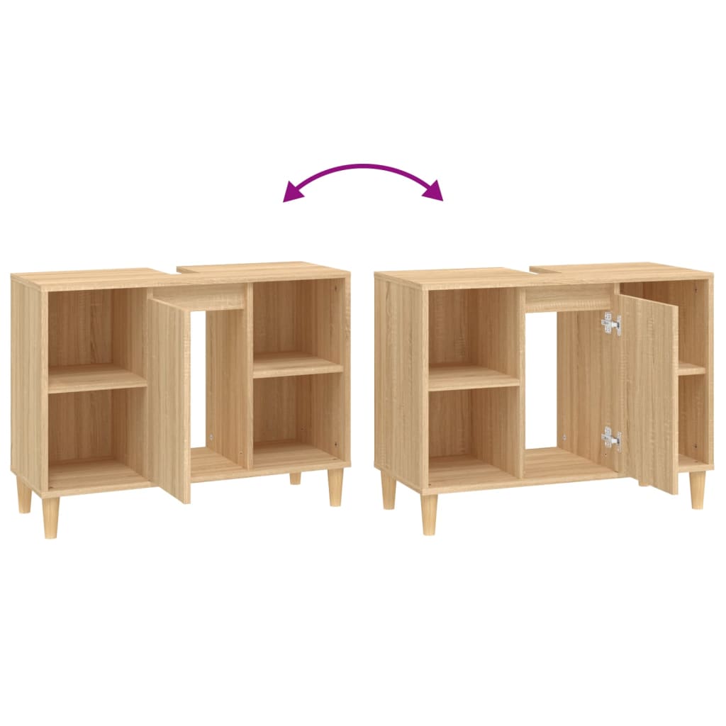 8720845739775_g_en_hd_7 vidaXL Sink Cabinet Sonoma Oak 80x33x60 cm Engineered Wood - Image 9