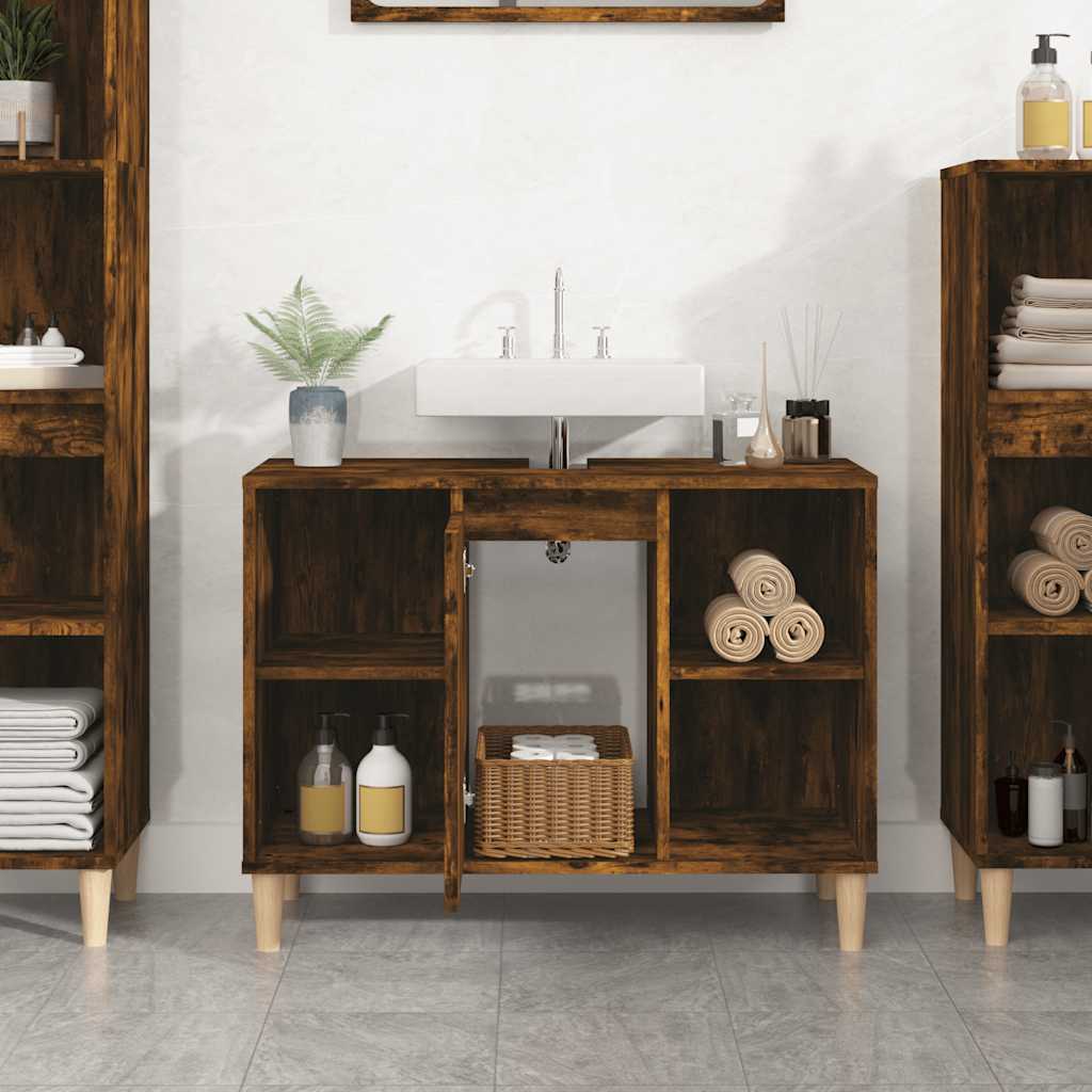 8720845739799_g_en_hd_1 vidaXL Sink Cabinet Smoked Oak 80x33x60 cm Engineered Wood - Image 3