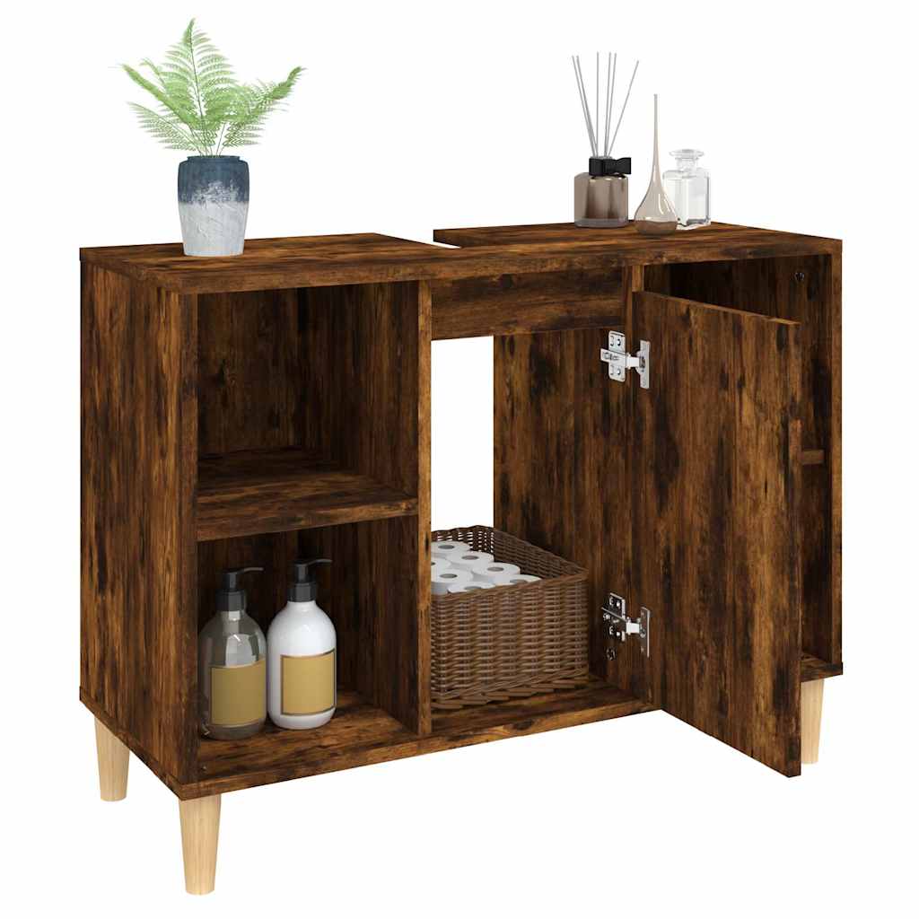 8720845739799_g_en_hd_3 vidaXL Sink Cabinet Smoked Oak 80x33x60 cm Engineered Wood - Image 5
