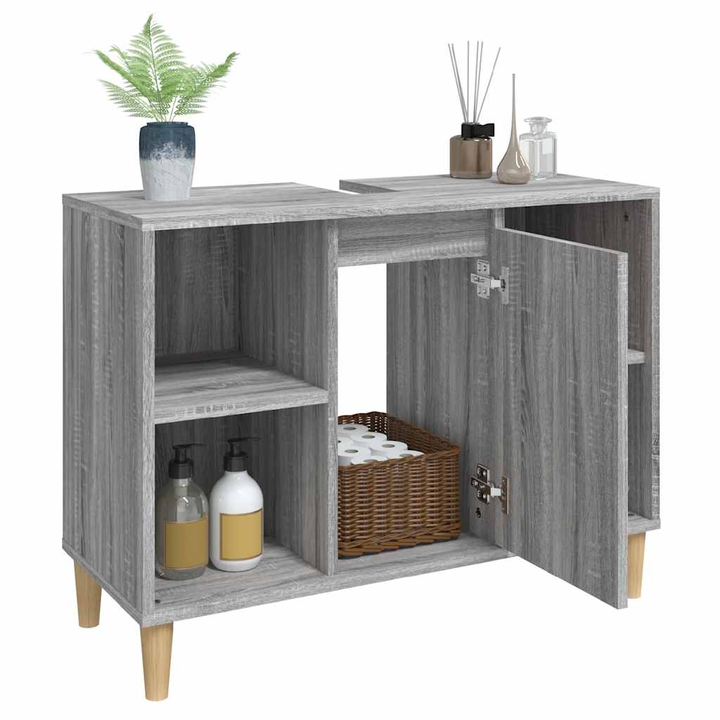 8720845739805_g_en_hd_3 vidaXL Sink Cabinet Grey Sonoma 80x33x60 cm Engineered Wood - Image 5