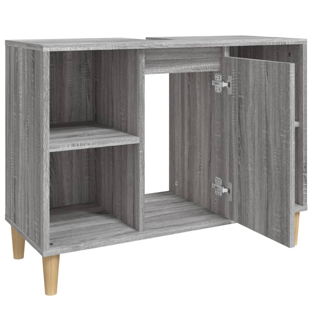 8720845739805_g_en_hd_5 vidaXL Sink Cabinet Grey Sonoma 80x33x60 cm Engineered Wood - Image 7