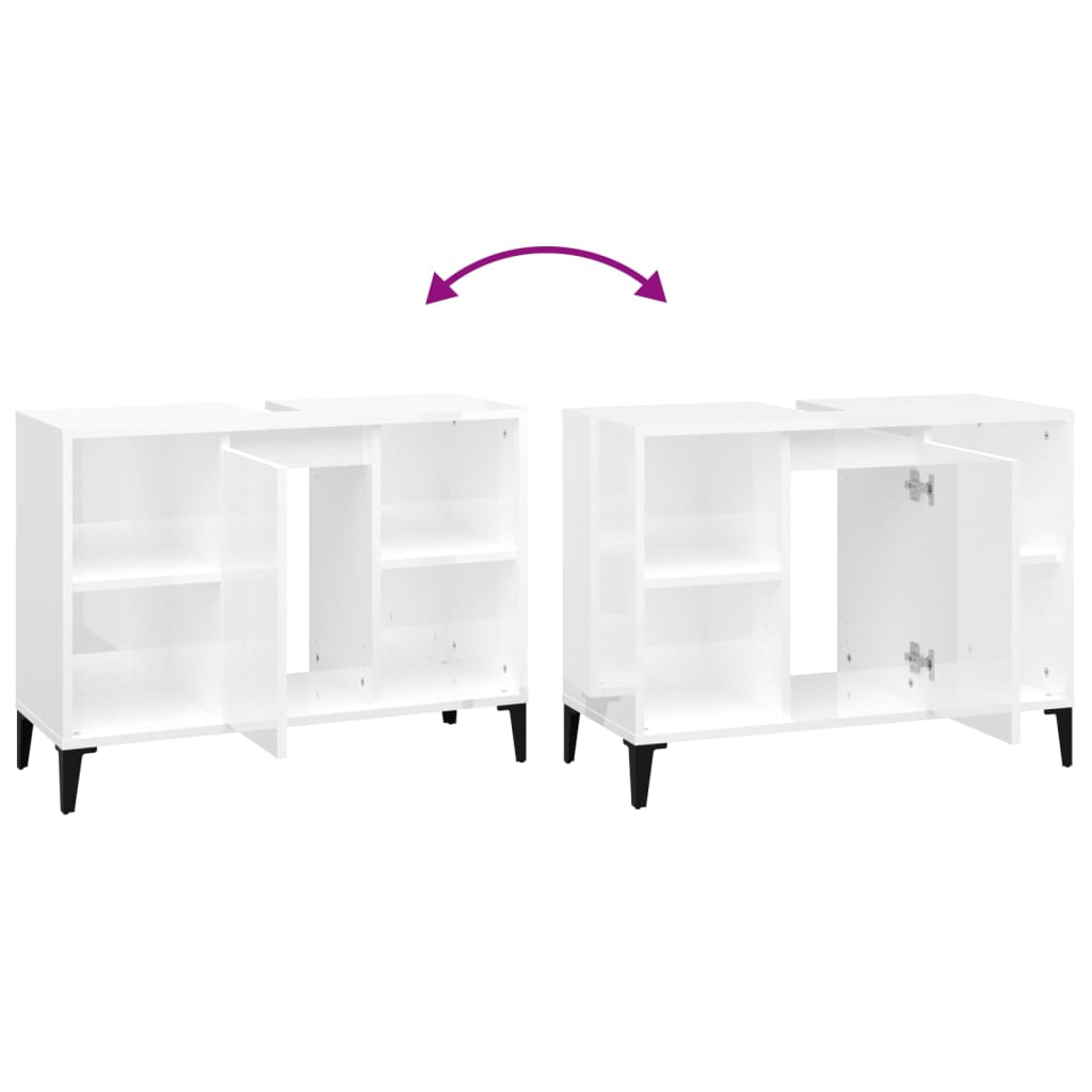 8720845739843_g_en_hd_7 vidaXL Sink Cabinet High Gloss White 80x33x60 cm Engineered Wood - Image 9