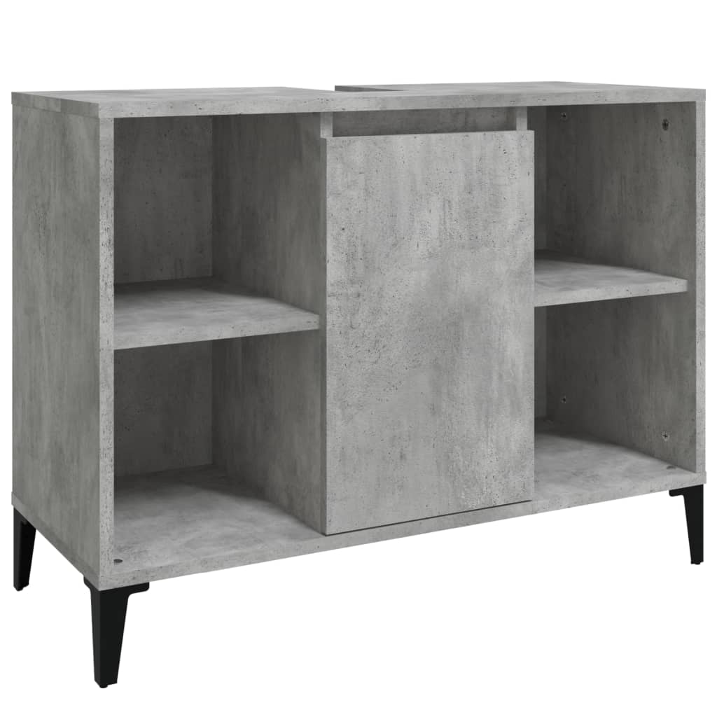 8720845739867_a_en_hd_1 vidaXL Sink Cabinet Concrete Grey 80x33x60 cm Engineered Wood - Image 2