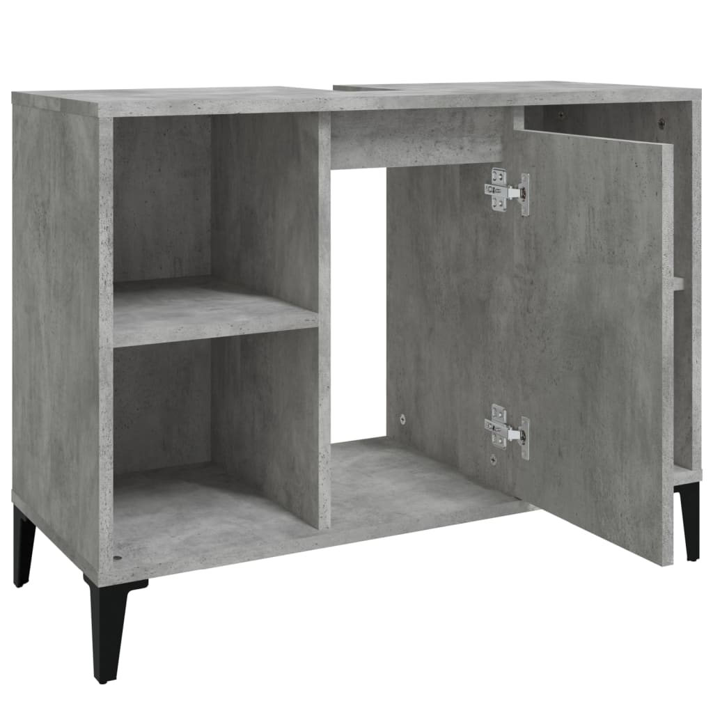 8720845739867_g_en_hd_5 vidaXL Sink Cabinet Concrete Grey 80x33x60 cm Engineered Wood - Image 7