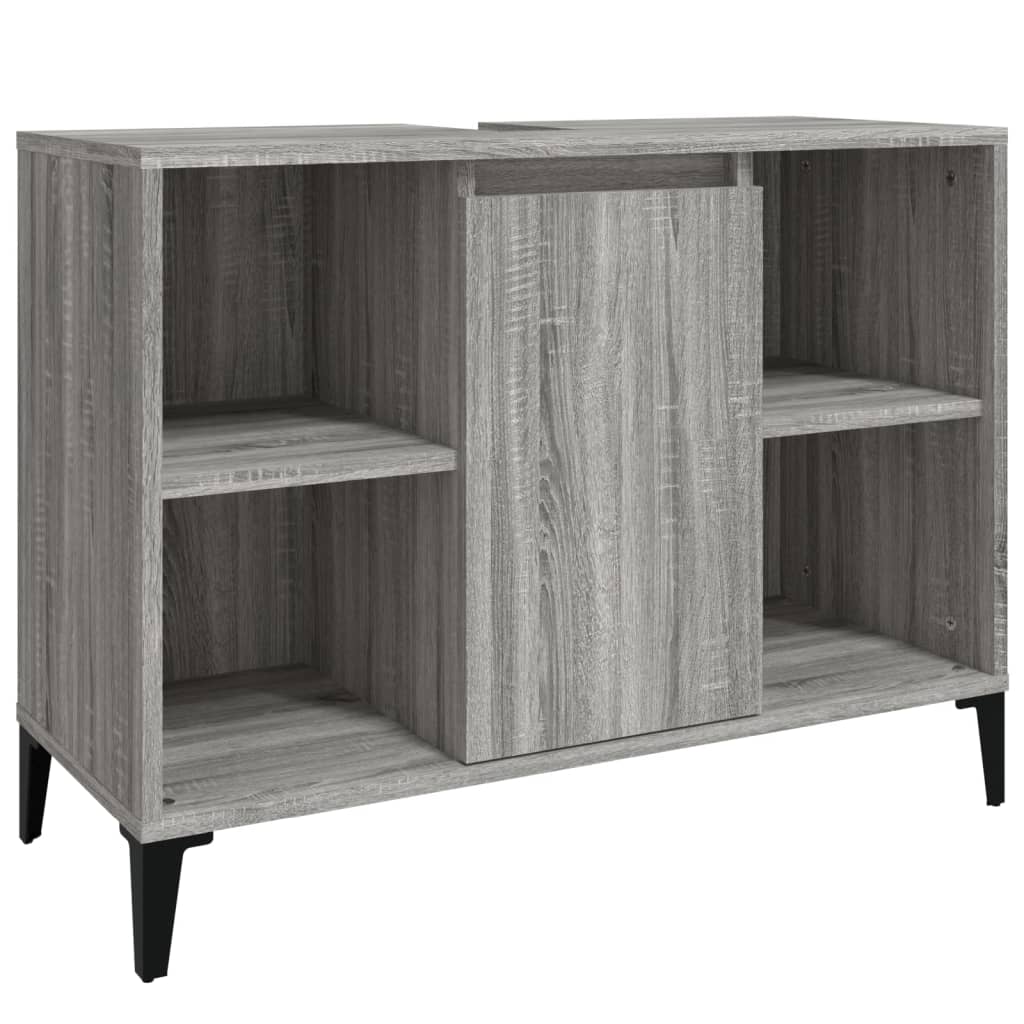 8720845739881_a_en_hd_1 vidaXL Sink Cabinet Grey Sonoma 80x33x60 cm Engineered Wood - Image 2