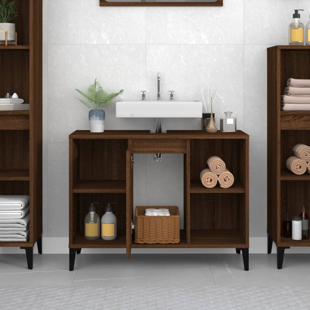 8720845739898_g_en_hd_1 vidaXL Sink Cabinet Brown Oak 80x33x60 cm Engineered Wood - Image 3