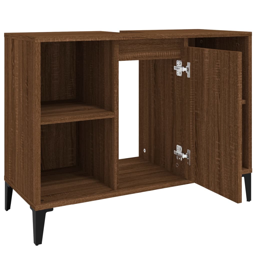 8720845739898_g_en_hd_5 vidaXL Sink Cabinet Brown Oak 80x33x60 cm Engineered Wood - Image 7