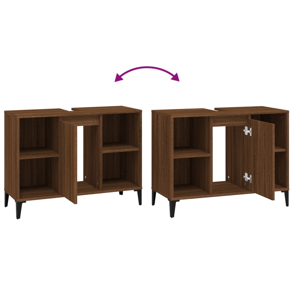 8720845739898_g_en_hd_7 vidaXL Sink Cabinet Brown Oak 80x33x60 cm Engineered Wood - Image 9