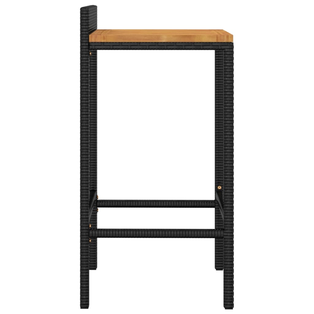 8720845740146_g_en_hd_3 vidaXL Bar Stools 2 pcs Black Poly Rattan and Solid Wood Acacia - Image 5