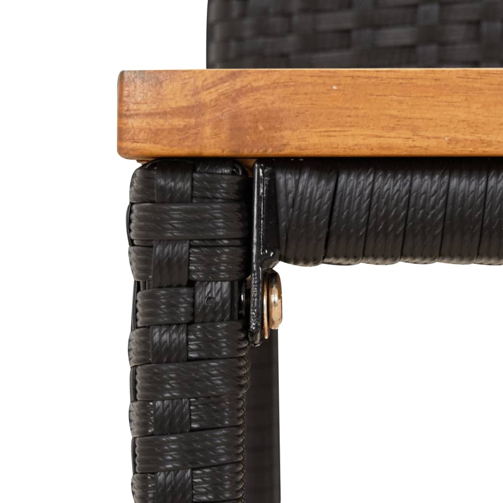 8720845740146_g_en_hd_5 vidaXL Bar Stools 2 pcs Black Poly Rattan and Solid Wood Acacia - Image 7