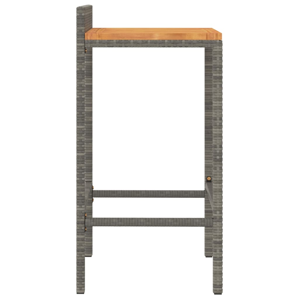 8720845740153_g_en_hd_3 vidaXL Bar Stools 2 pcs Grey Poly Rattan and Solid Wood Acacia - Image 5