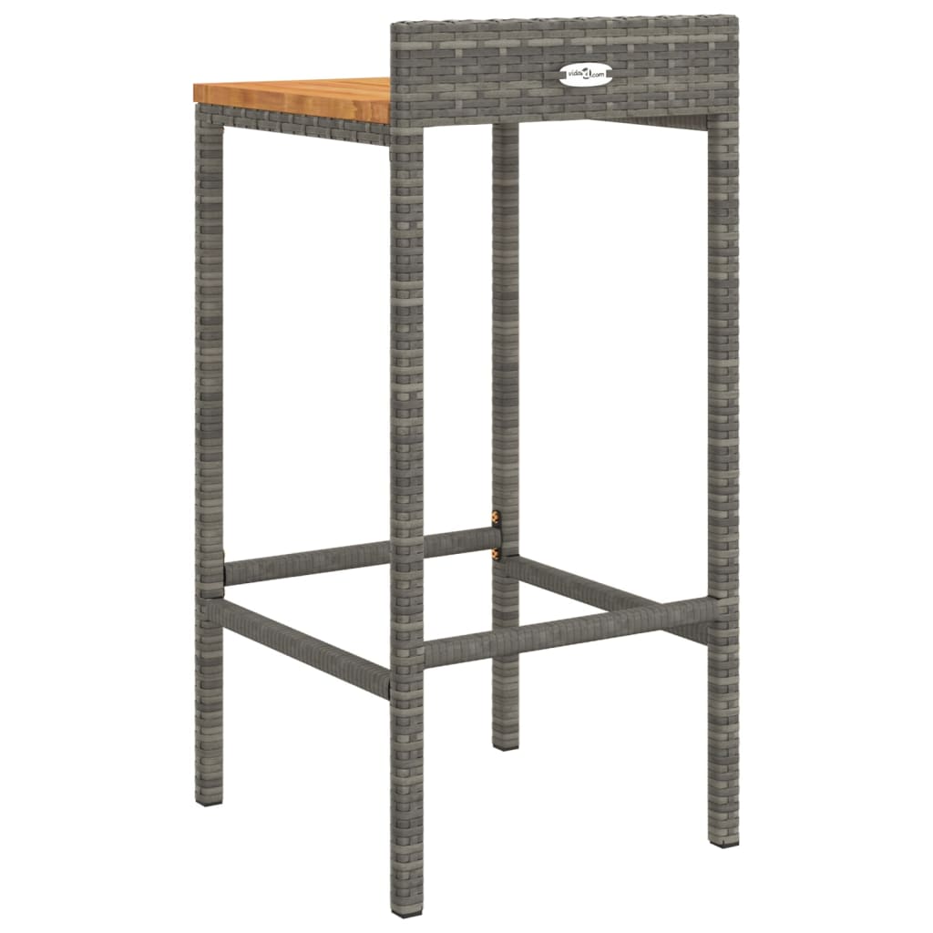 8720845740153_g_en_hd_4 vidaXL Bar Stools 2 pcs Grey Poly Rattan and Solid Wood Acacia - Image 6
