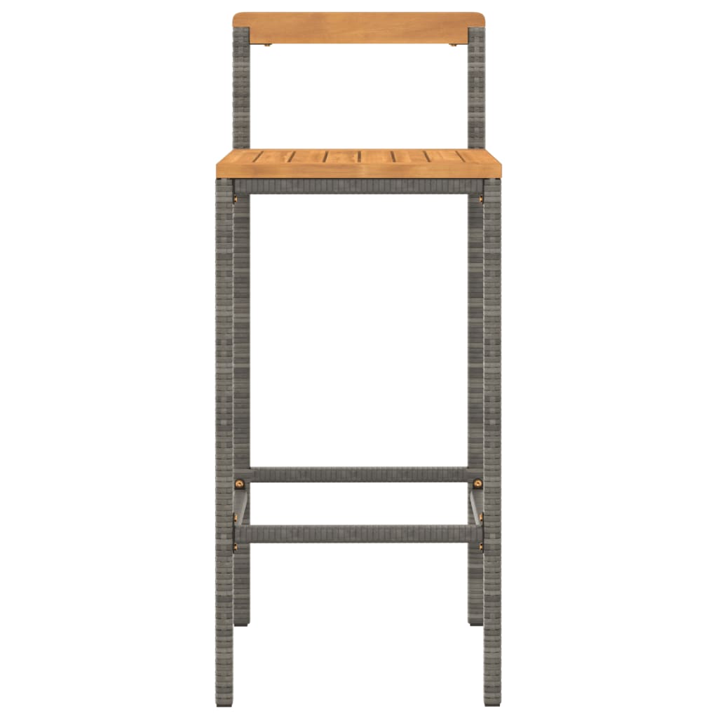 8720845740191_g_en_hd_2 vidaXL Bar Stools 2 pcs Grey Poly Rattan and Solid Wood Acacia - Image 4