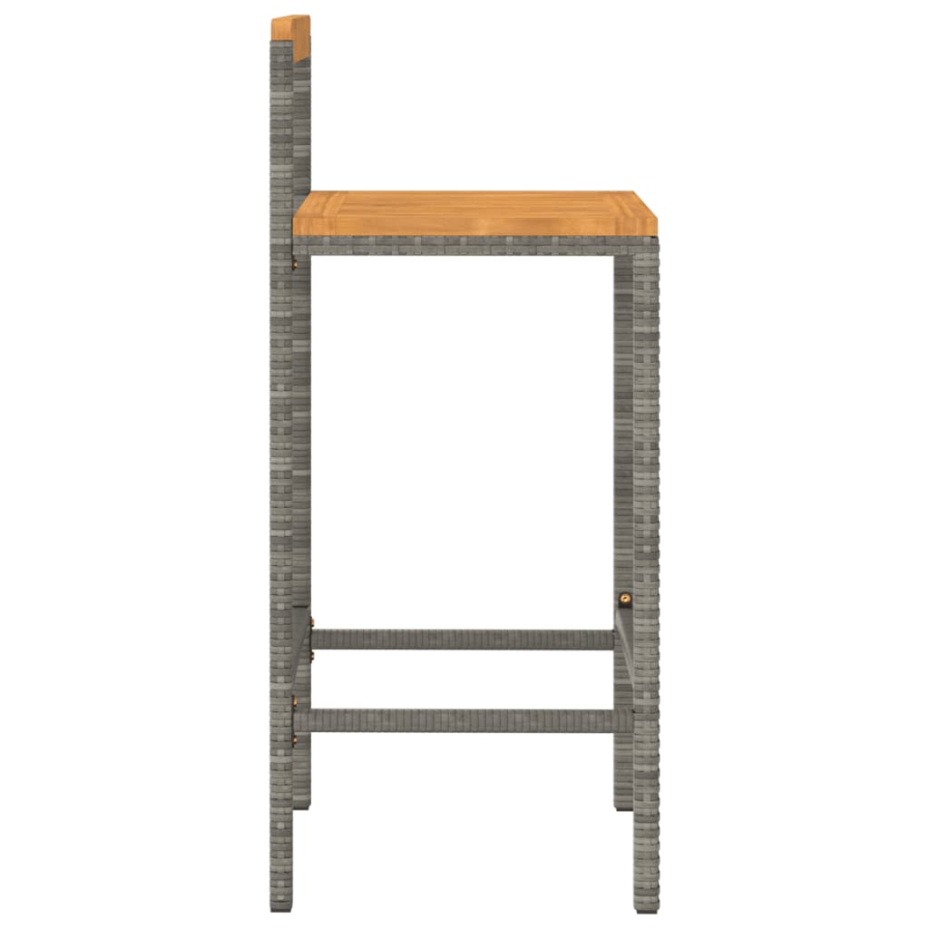 8720845740191_g_en_hd_3 vidaXL Bar Stools 2 pcs Grey Poly Rattan and Solid Wood Acacia - Image 5