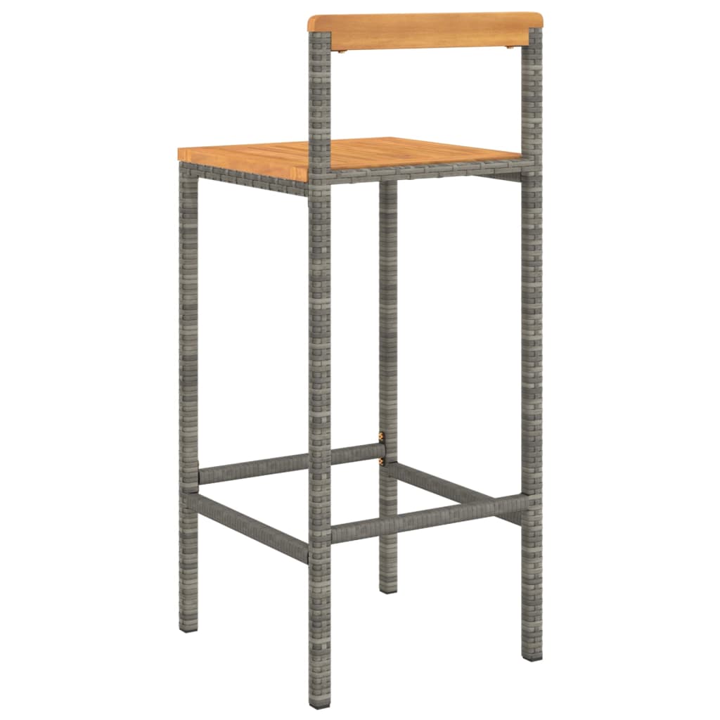 8720845740214_g_en_hd_4 vidaXL Bar Stools 4 pcs Grey Poly Rattan and Solid Wood Acacia - Image 6
