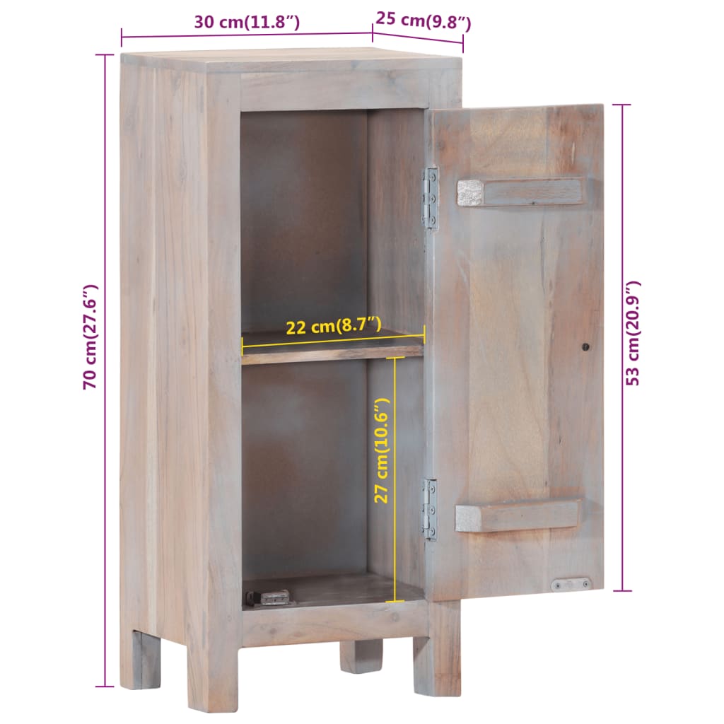 8720845740313_g_en_hd_7 vidaXL Bathroom Cabinet 30x25x70 cm Solid Wood Acacia - Image 8
