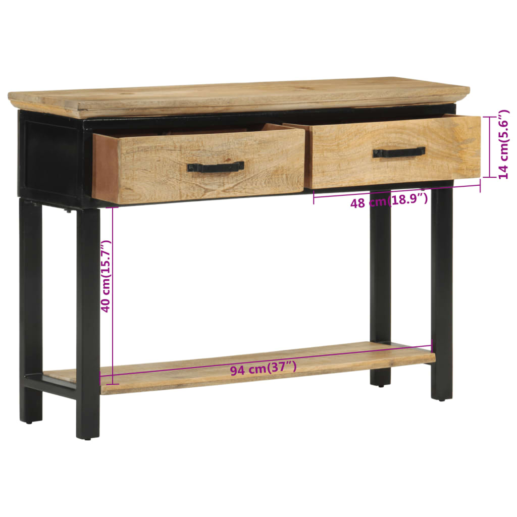 8720845740344_g_en_hd_9 vidaXL Console Table 110x30x75 cm Solid Rough Wood Mango - Image 11