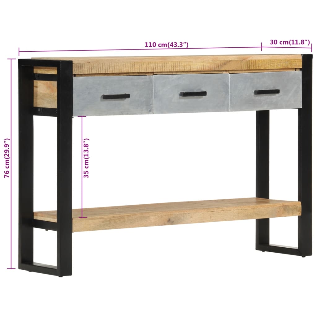 8720845740351_g_en_hd_8 vidaXL Console Table 110x30x76 cm Solid Rough Wood Mango - Image 10