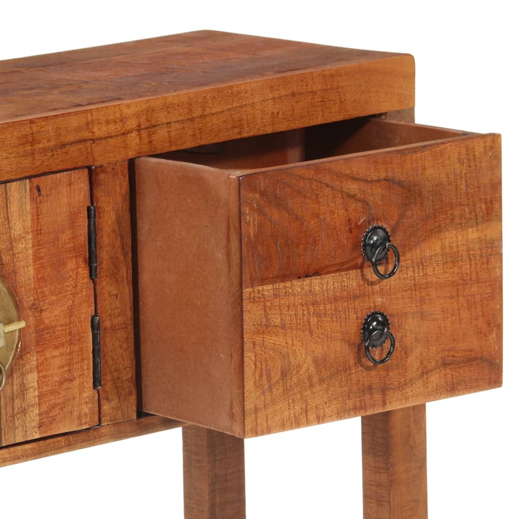 8720845740429_g_en_hd_6 vidaXL Console Table 120x32x80 cm Solid Rough Wood Acacia - Image 8