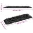 vidaXL Traction Boards 2 pcs Black 107x31x7 cm Nylon - Image 9