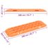 vidaXL Traction Boards 2 pcs Orange 106x30.5x7 cm Nylon - Image 8
